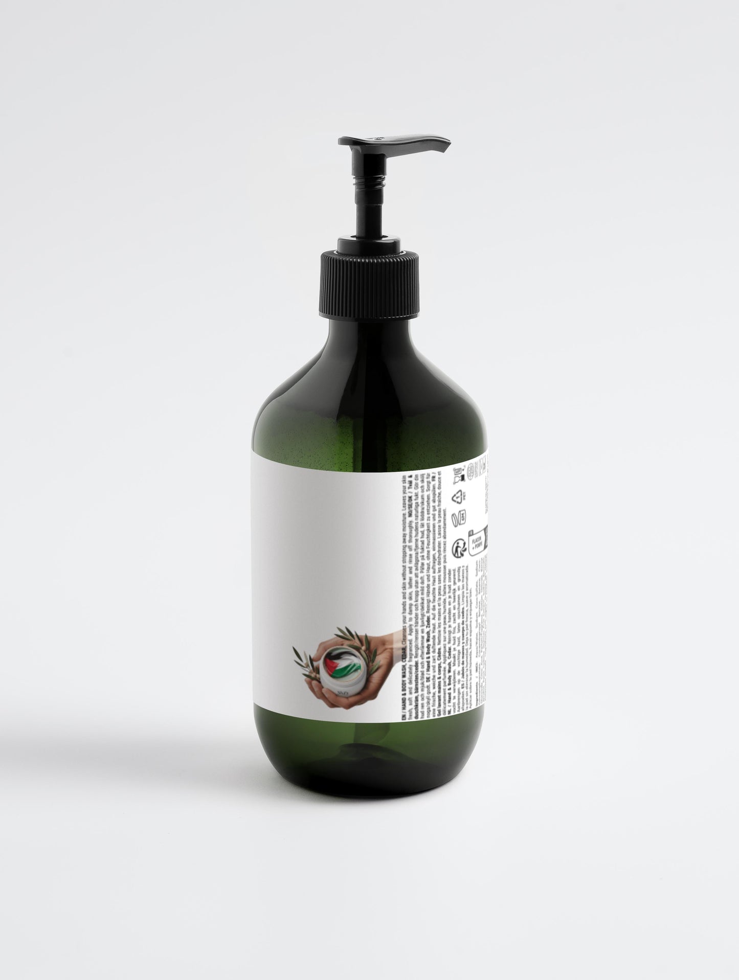 Hand & Body Wash, Peppermint & Dark Cedar